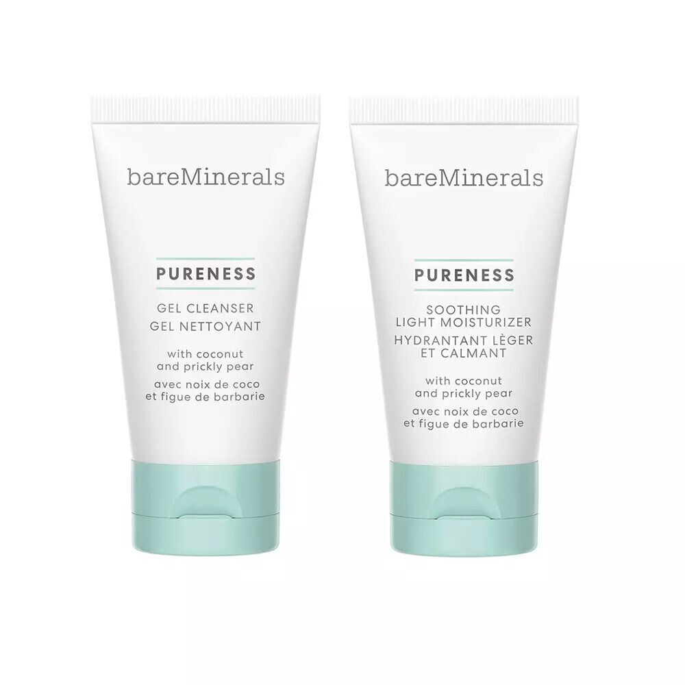 

bareMinerals Mini Skin-Calming Duo набор: легкий увлажняющий крем, 30 мл + гель для умывания, 30 мл