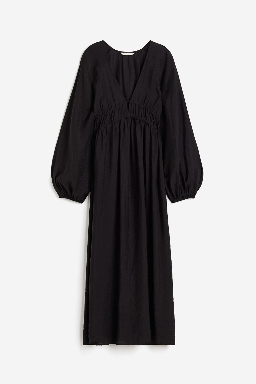 

Платье H&M Oversized Tie-detail, черный