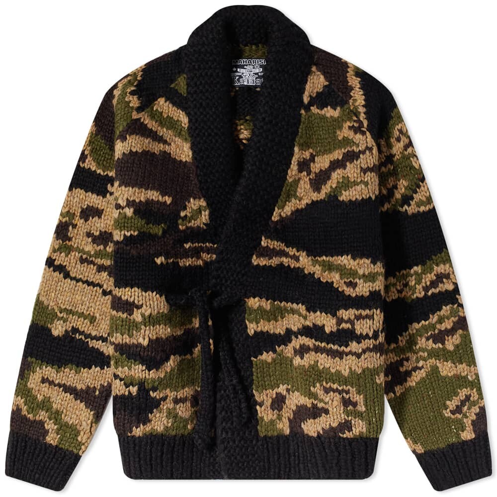 

Джемпер Maharishi Tigerstripe Cowichan Wool Kimono