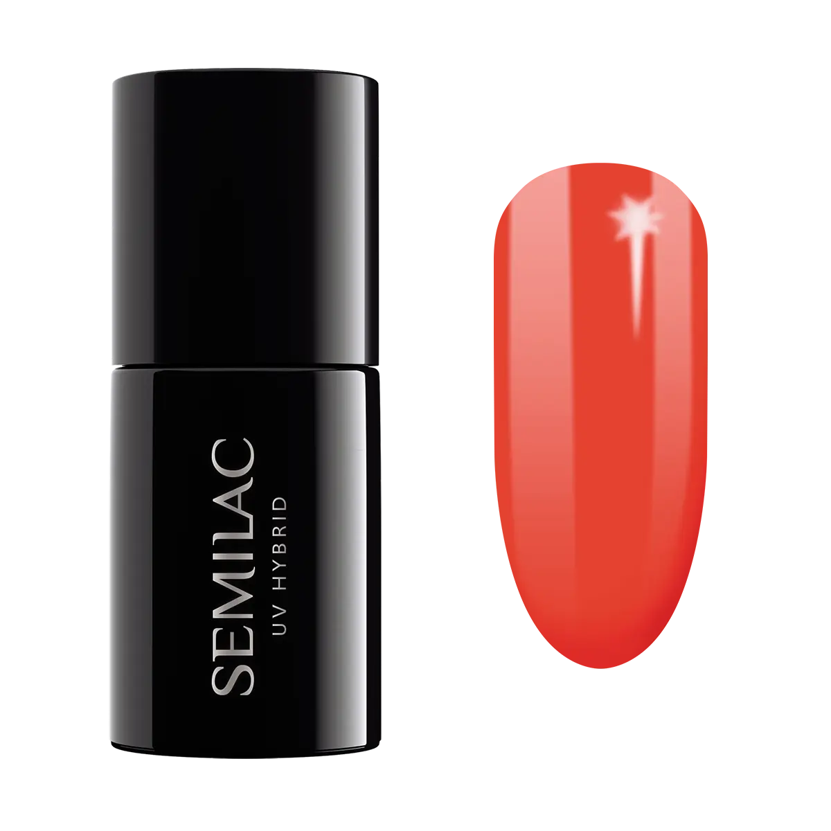 

Semilac UV Hybrid гибридный лак для ногтей, 570 Neon Watermelon