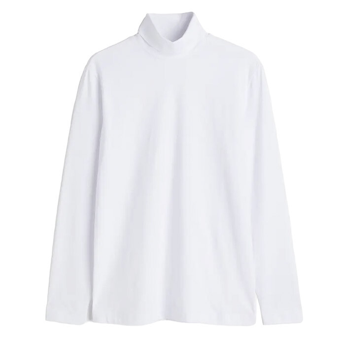

Водолазка H&M Slim Fit Cotton, белый