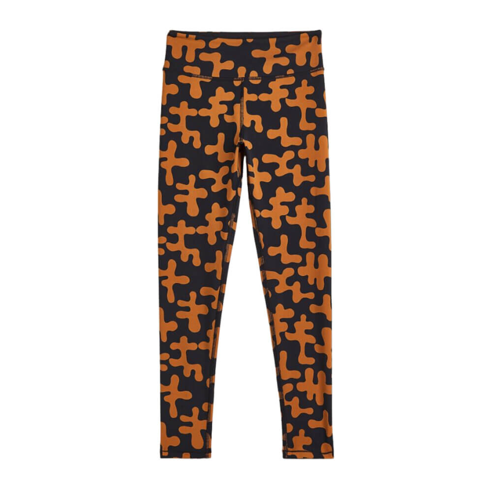 

Спортивные леггинсы H&M, черный/оранжевый