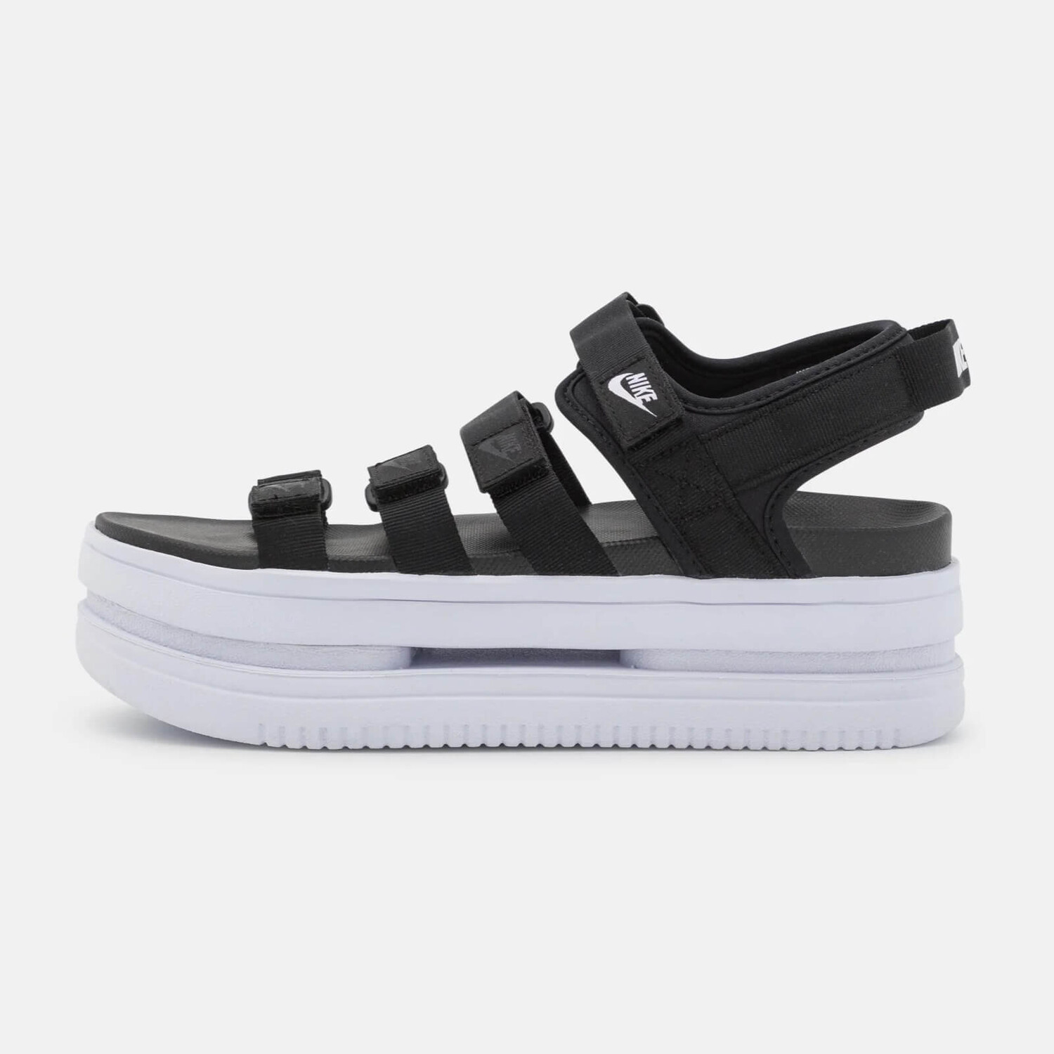 

Сандалии на платформе Унисекс Nike Sportswear Icon Classic, черный/белый