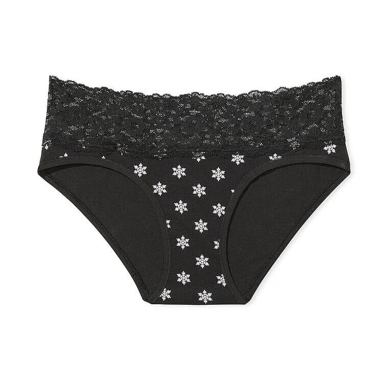 

Трусики Victoria's Secret The Lacie Posey Lace Bikini, черный/белый