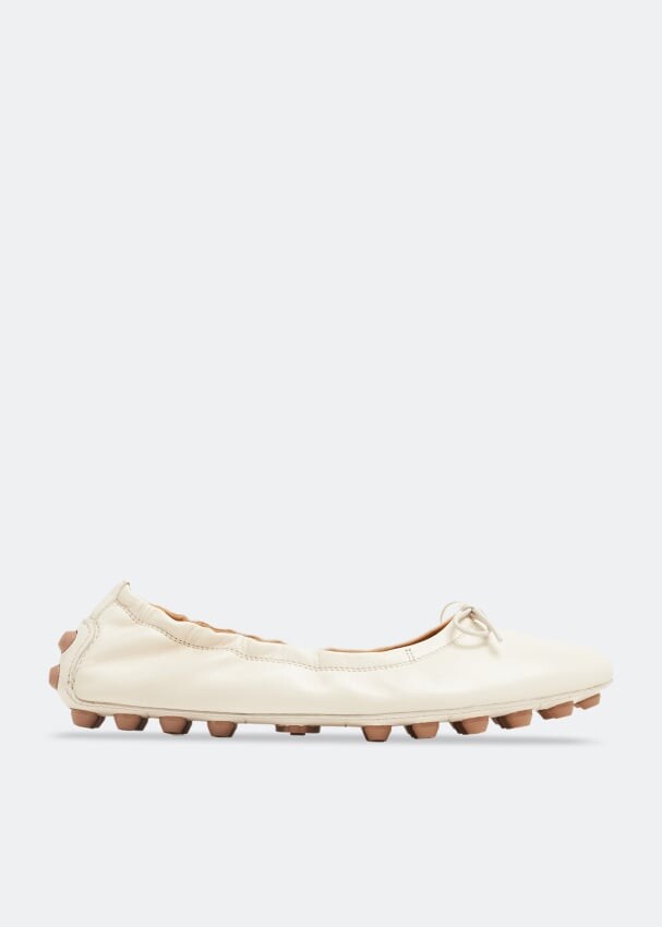 

Балетки TOD'S Bubble ballerinas, белый