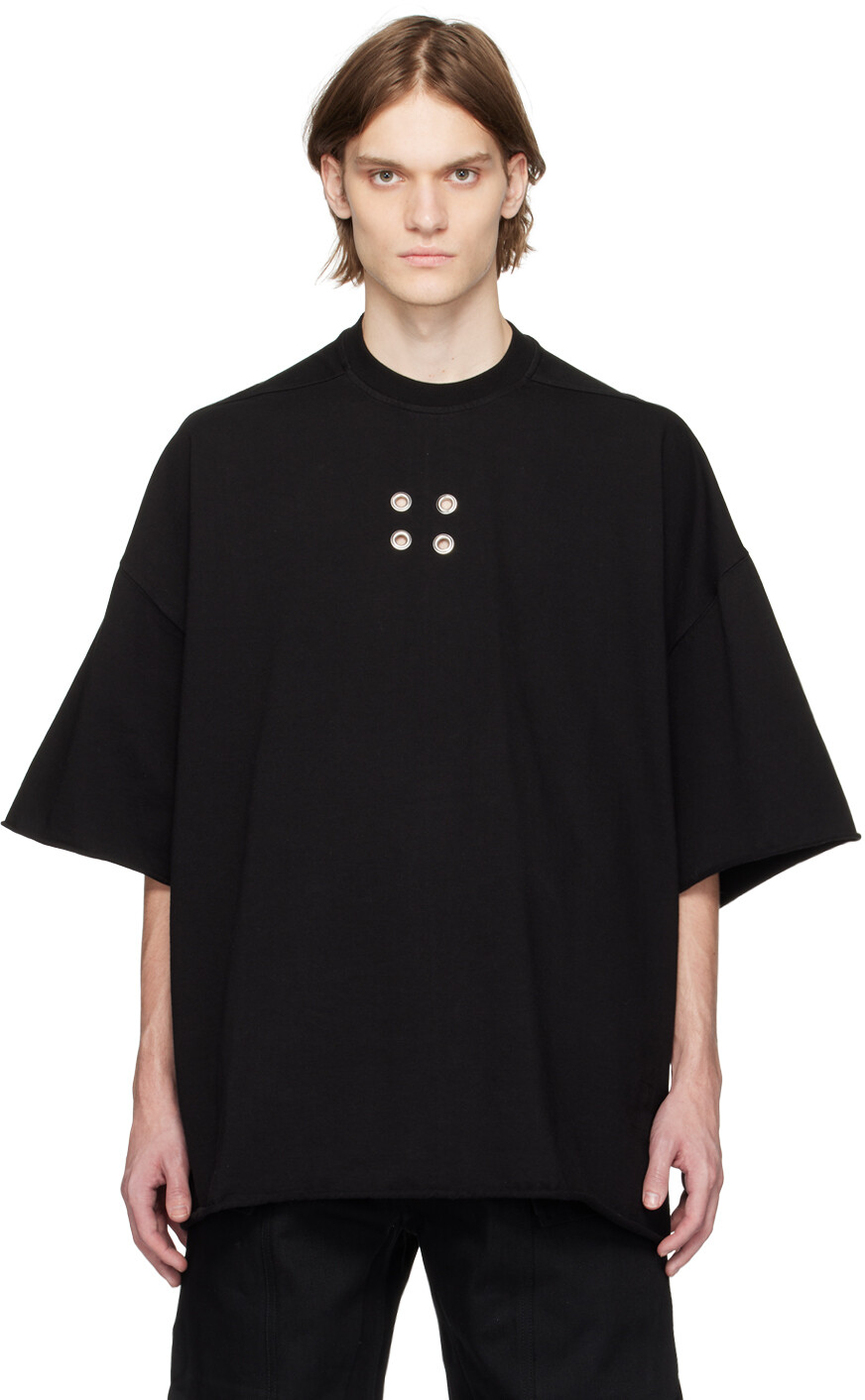 

Черная футболка Томми Rick Owens Drkshdw