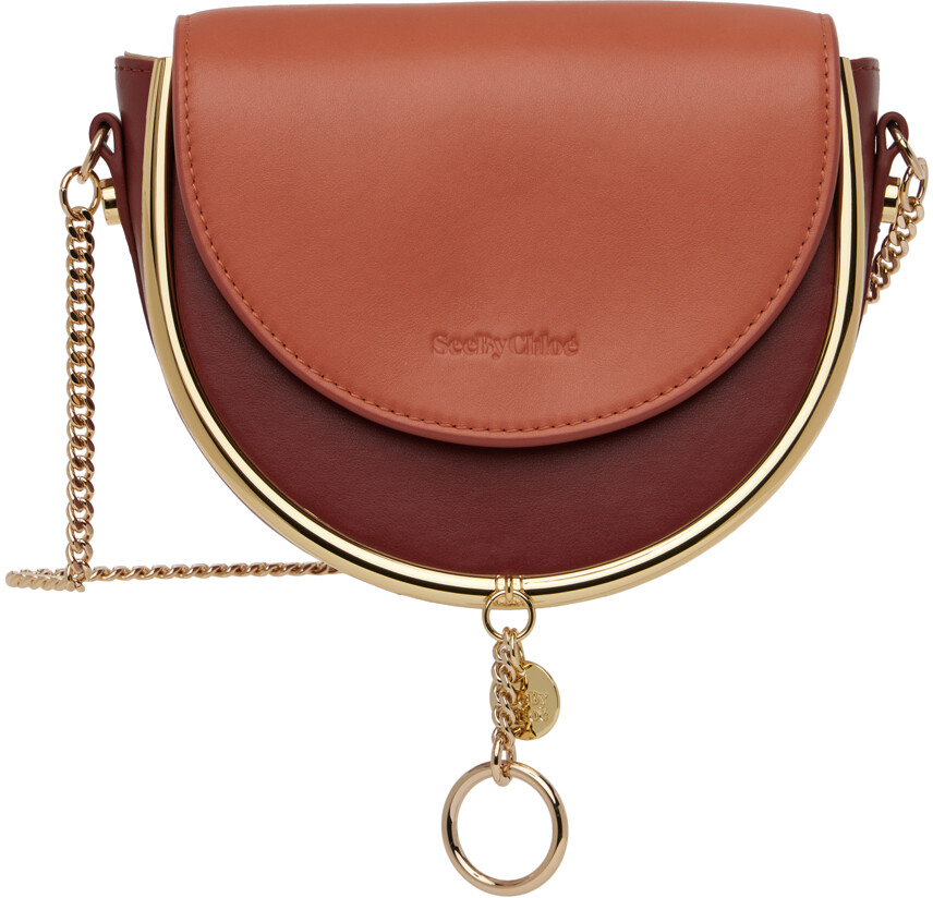 

Бордовая вечерняя сумка Mara See by Chloé