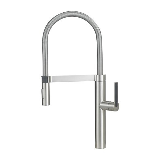 

Кухонный смеситель Blanco 441407 Culina с одной рукояткой и высокой дугой, satin nickel