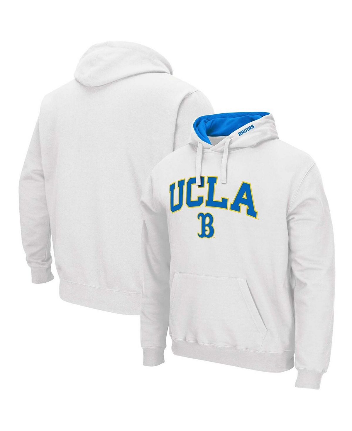 

Мужская белая толстовка с капюшоном ucla bruins arch logo 3.0 pullover Colosseum, белый