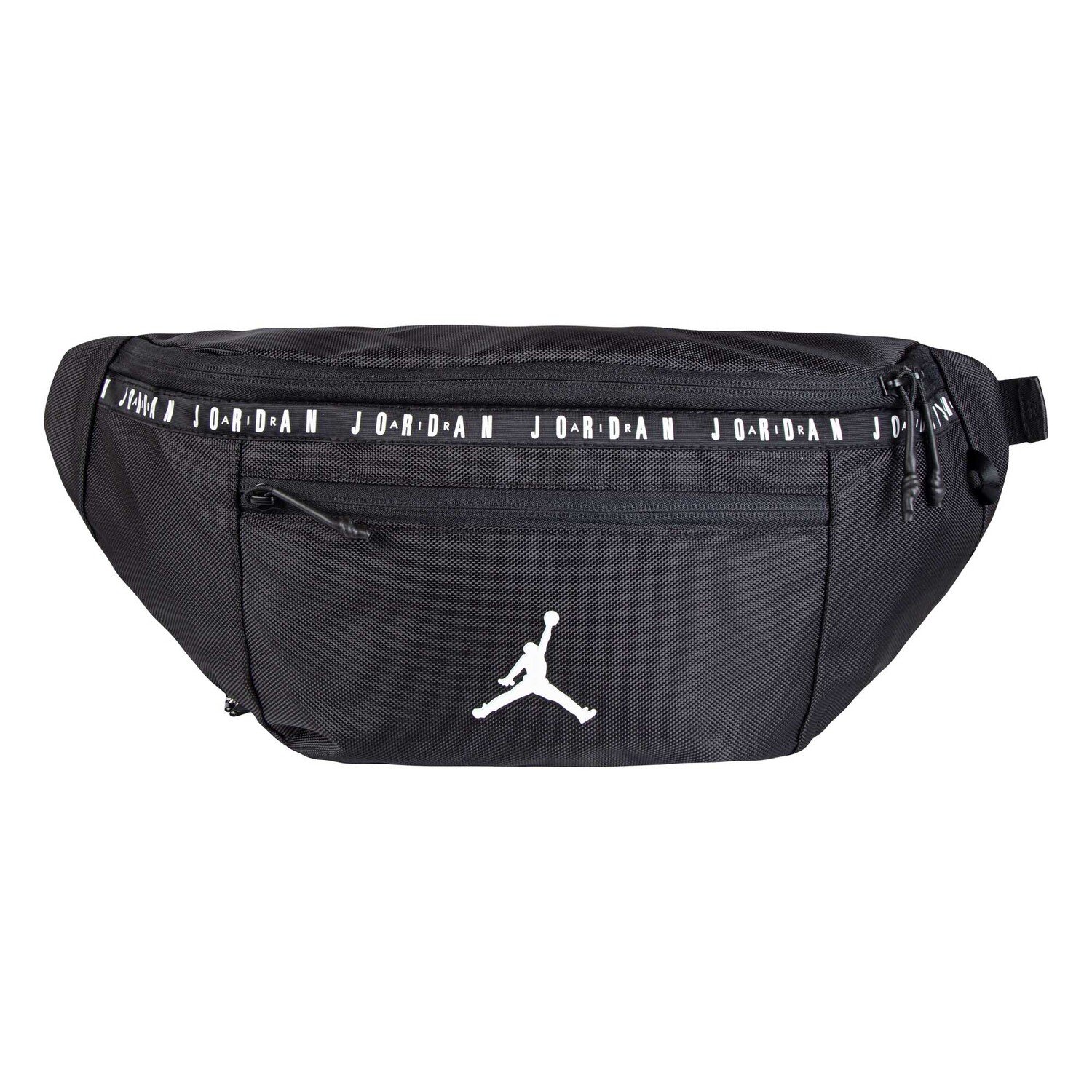 

Поясная сумка Nike Jordan Oversized Taping Crossbody, черный/белый