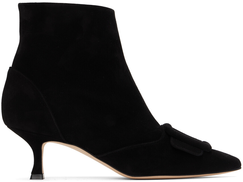 

Черные сапоги Бейлоу Manolo Blahnik, Черный