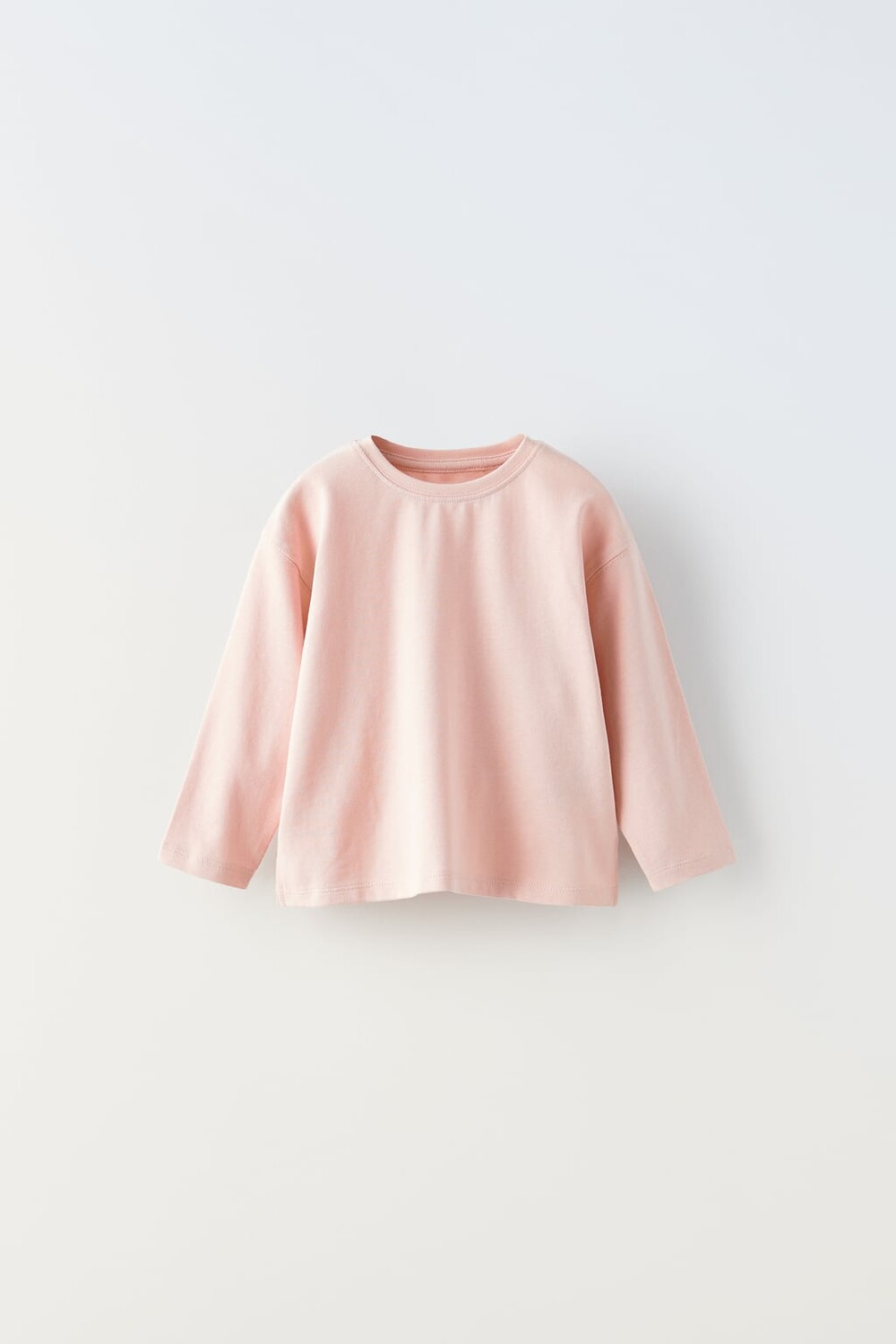 

Одная футболка среднего веса ZARA, розовый