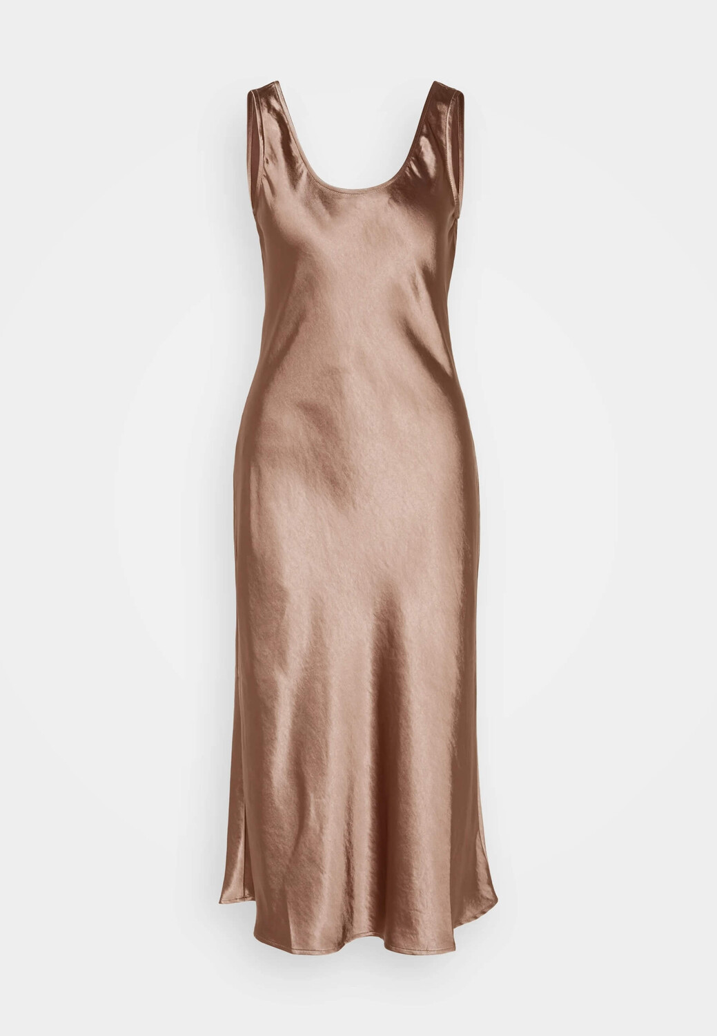 

Платье Gap Satin Midi Slip Elegant, кашемир
