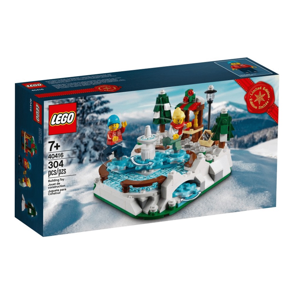 Конструктор LEGO Holiday 40416 Каток конструктор lego holiday 5005251 зимняя хижина пингвина