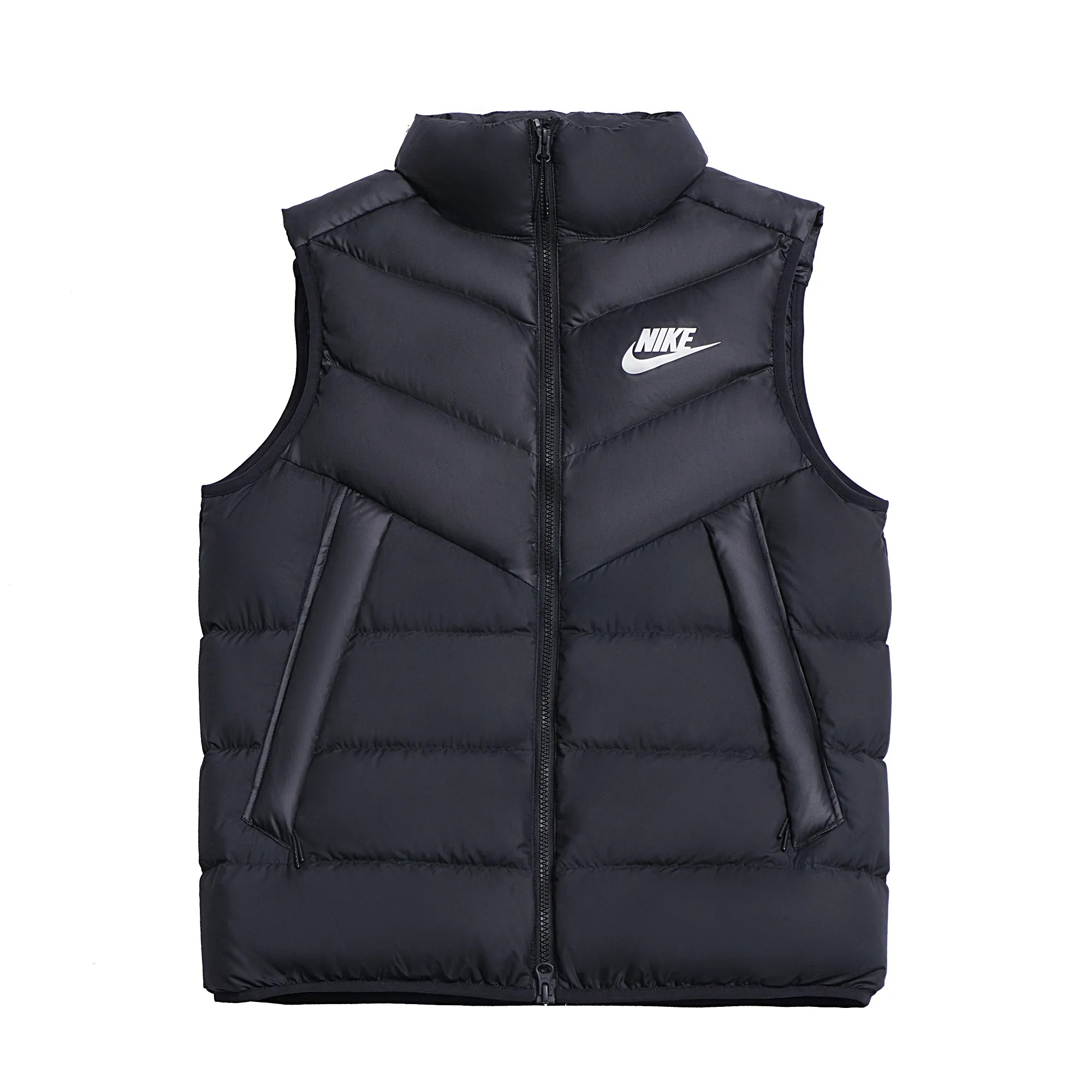 Жилет Nike Windproof Warm Stand Collar Down, черный жилет утепленный uniqlo warm padded quilted фиолетовый