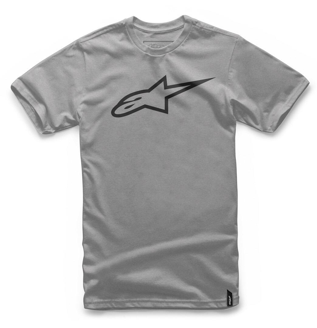 

Футболка Alpinestars Ageless Classic, светло-серо-черная