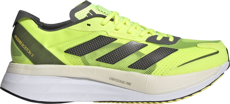 Adidas Adizero Boston 11 Solar Yellow Night Metallic CDEK.Shopping