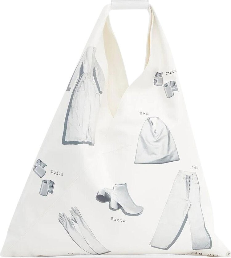 

Сумка MM6 Maison Margiela Classic Japanese Handbag White, белый