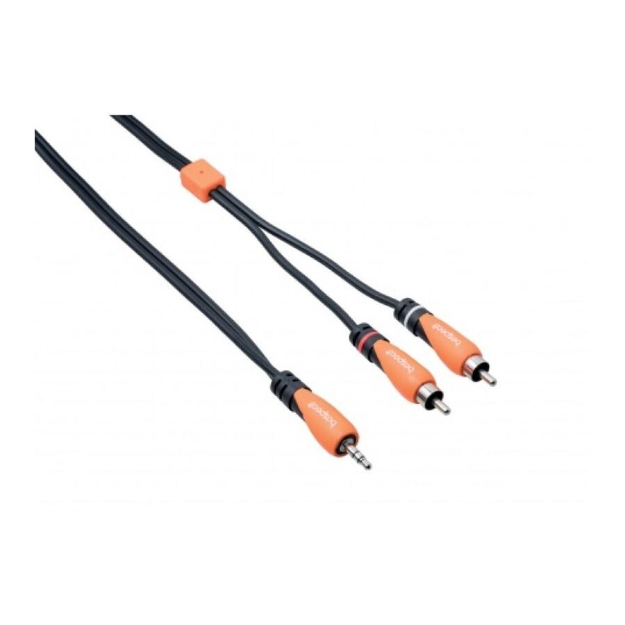 

Кабель Bespeco SLYMSR180 3,5мм штекер RCA 1,8м