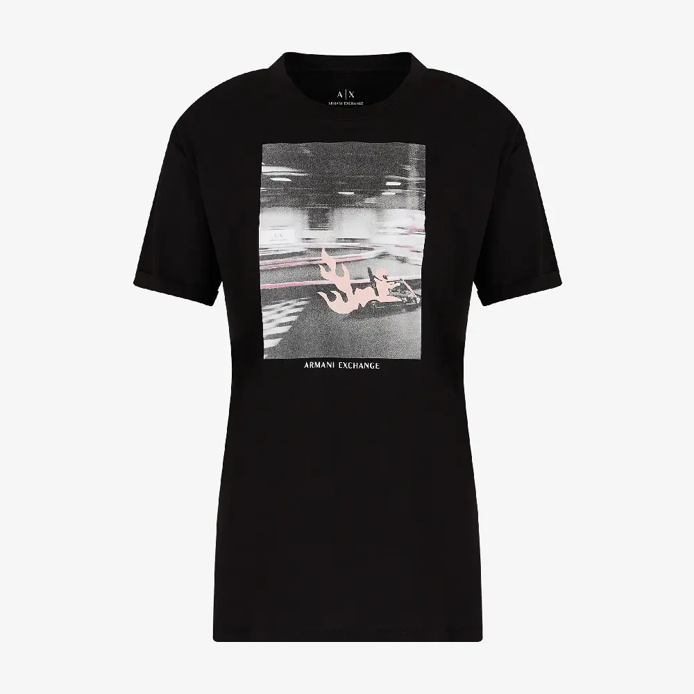 

Футболка Armani Exchange Relaxed Fit, черный