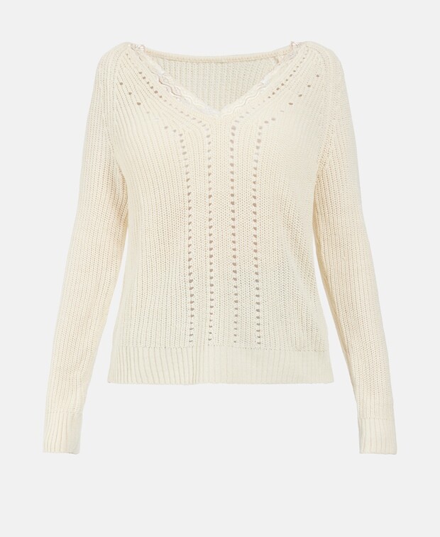 

Вязаный джемпер Vila, цвет Wool White