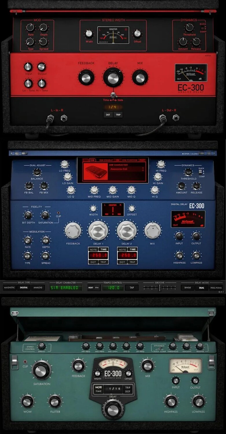 

Плагин McDSP EC-300 Delay HD v7
