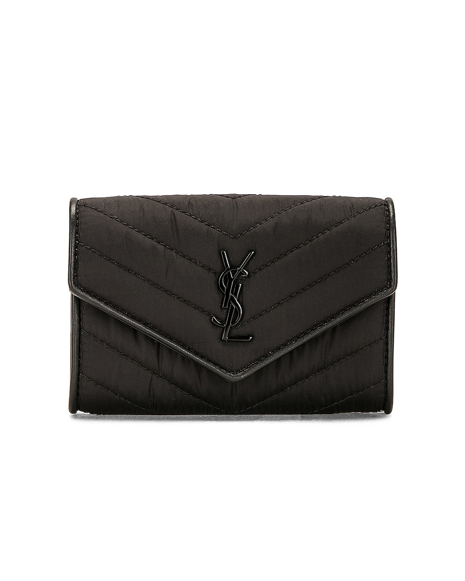 Сумка Saint Laurent Small Envelope Wallet, неро envelope wallet women s long section new cute simple small fresh student folding personality handbag