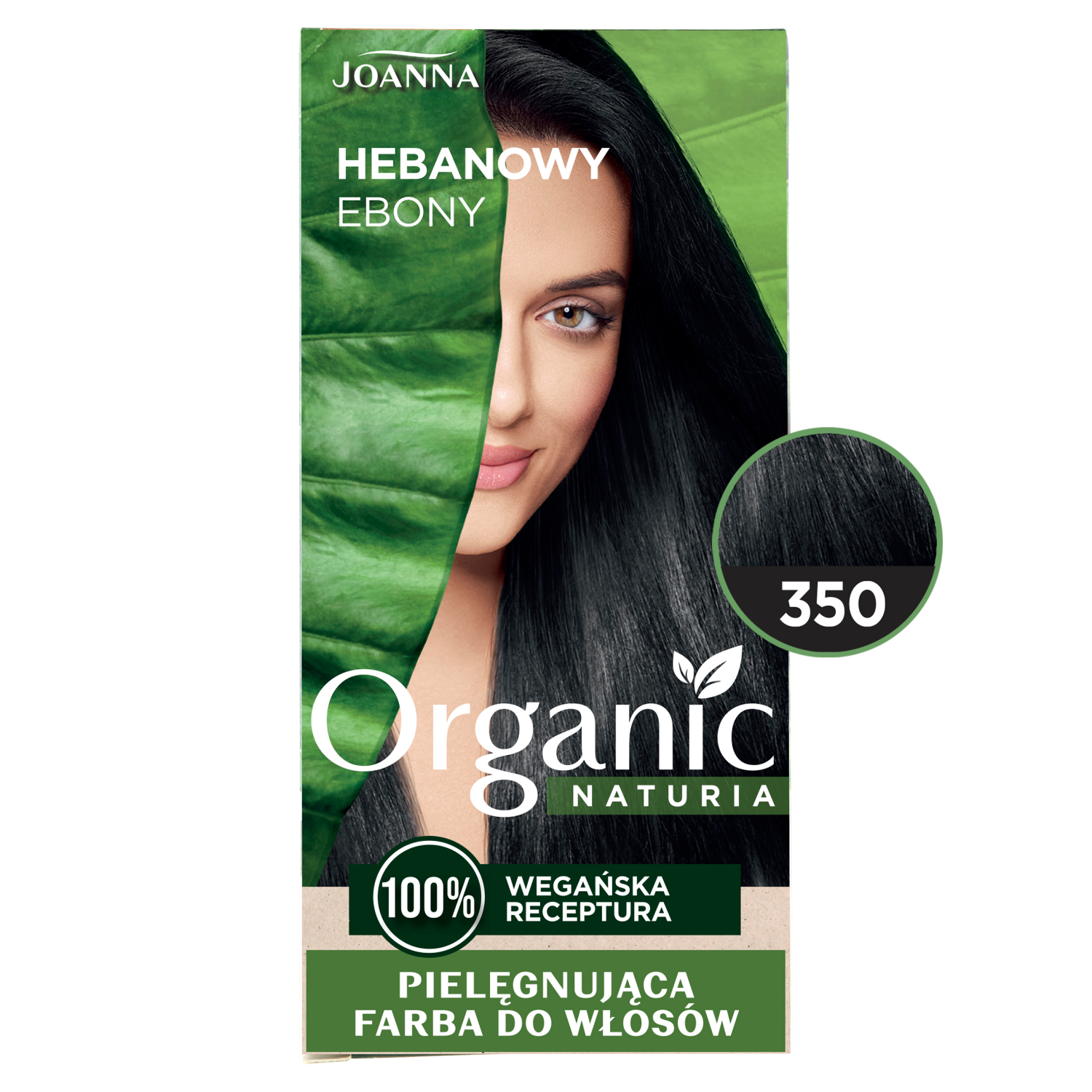 Краска для волос 350 черное дерево Joanna Naturia Organic, 1 упаковка