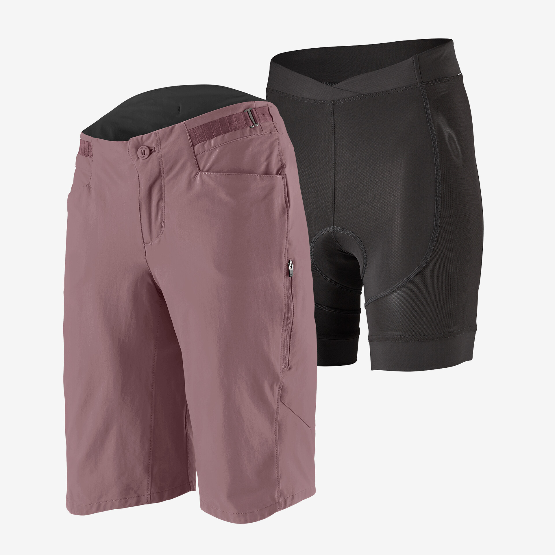 Женские велосипедные шорты для грязи, 12 дюймов Patagonia, цвет Evening Mauve шорты велосипедные мужские светоотражающие дышащие свободные штаны для горных велосипедов короткие брюки для мотокросса