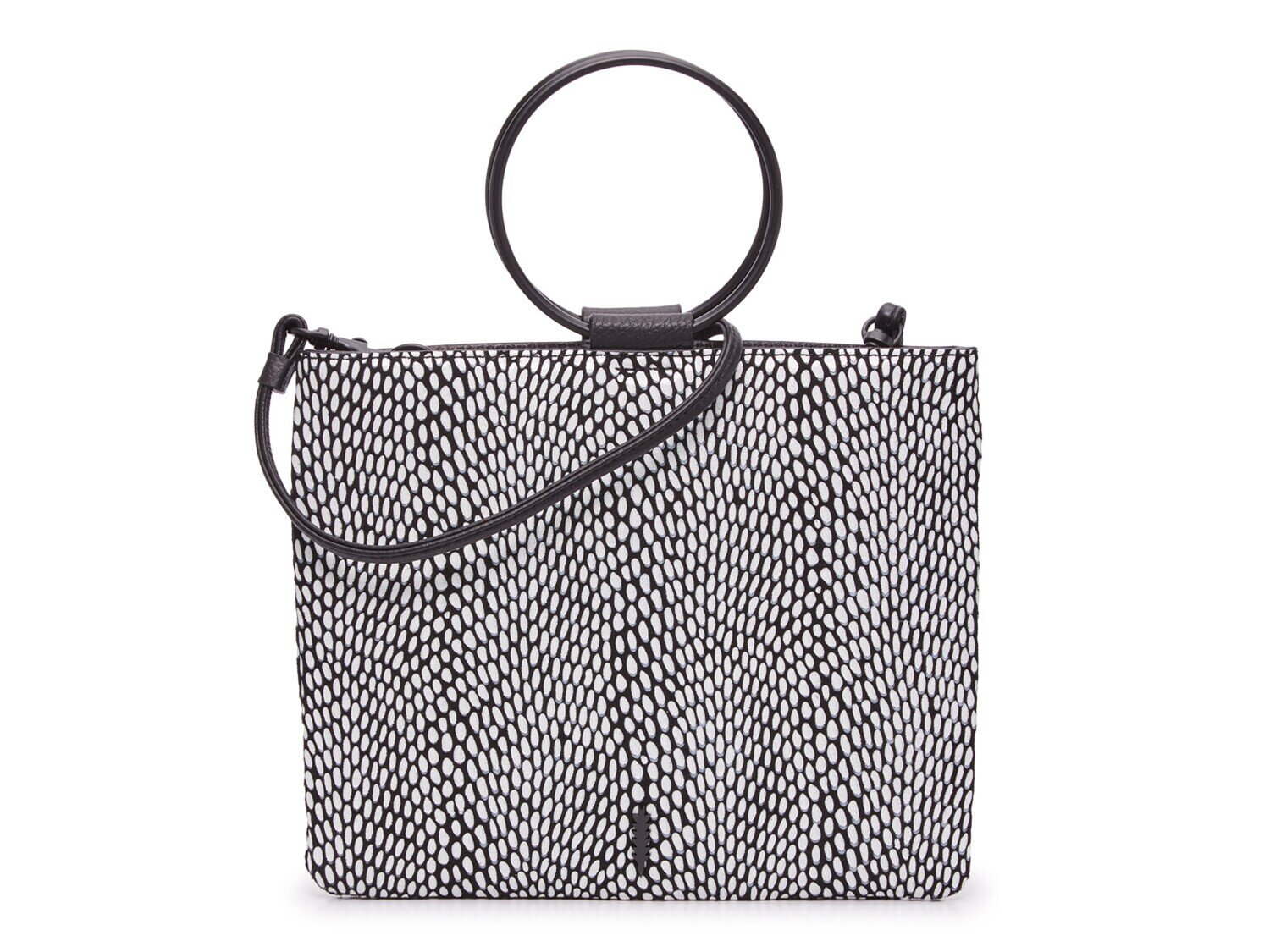 

Кожаная сумка-портфель Le Pouch THACKER, черно-белый