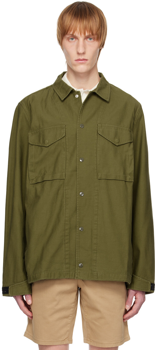 

Зеленая летная куртка rag & bone, Зеленый