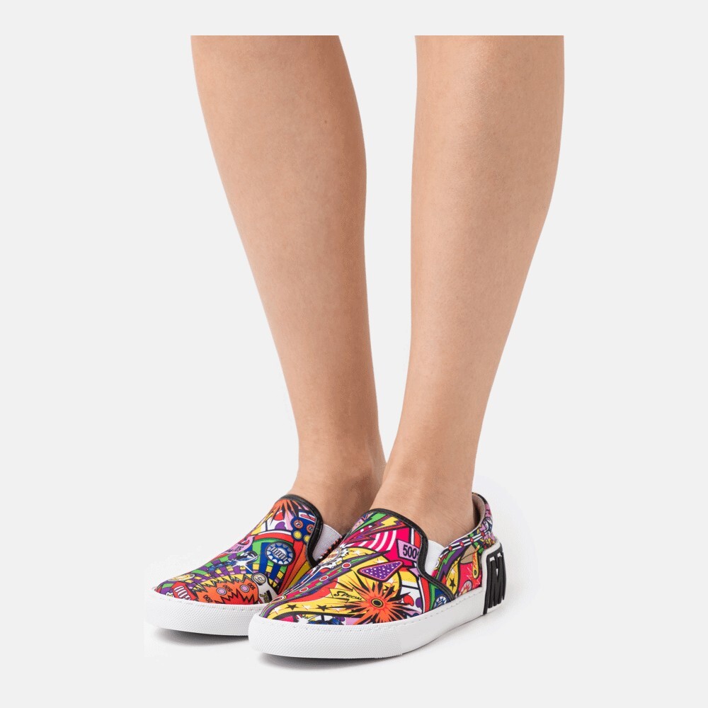 

Кроссовки Moschino Mocasines, multi-coloured