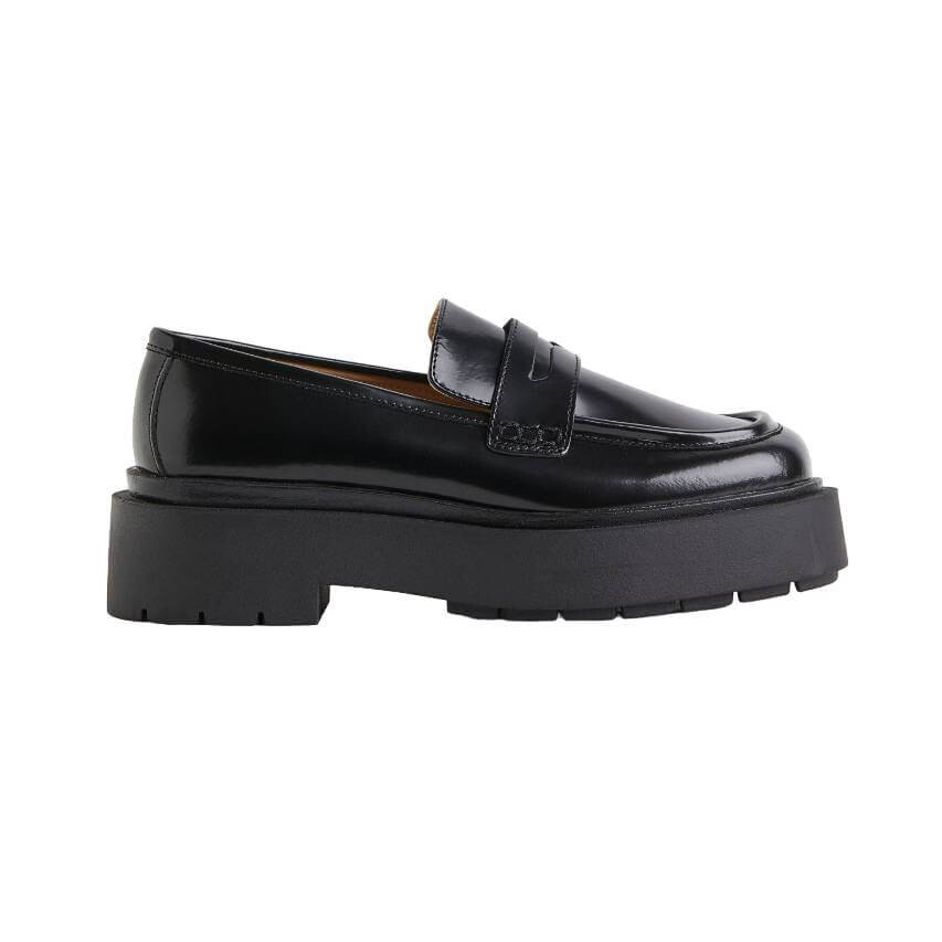 

Лоферы H&M Chunky Leather, черный