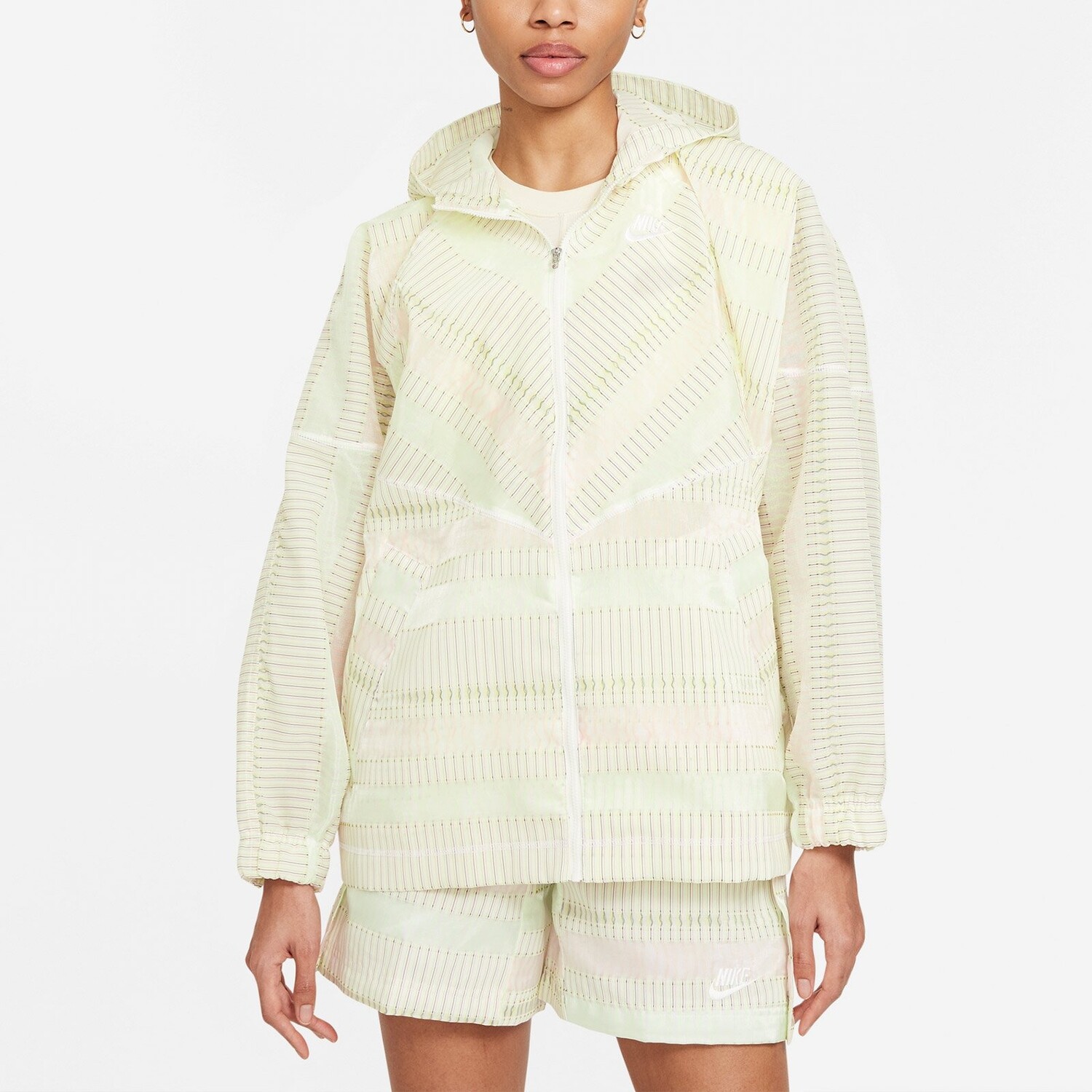 

Куртка Nike Sportswear Wmns Windrunner Zip-up, белый/мультиколор