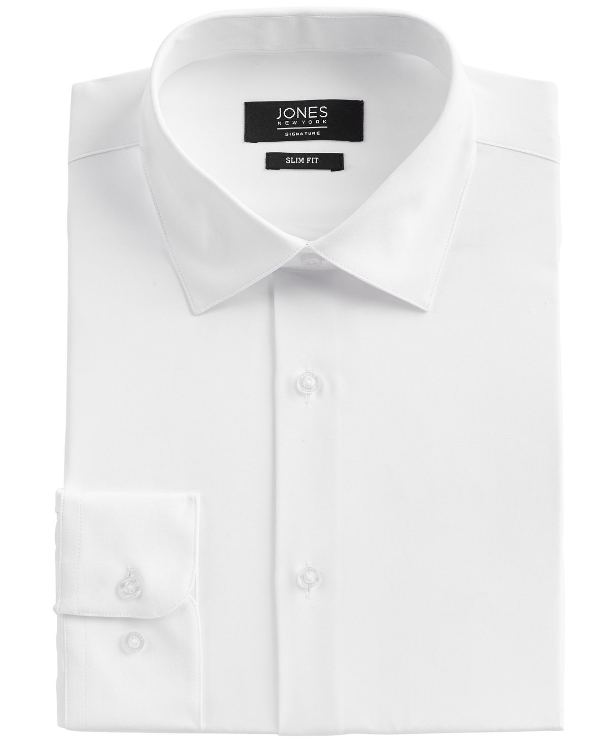 Мужская однотонная классическая рубашка Jones New York, белый женская блузка в стиле милитари jones new york мульти