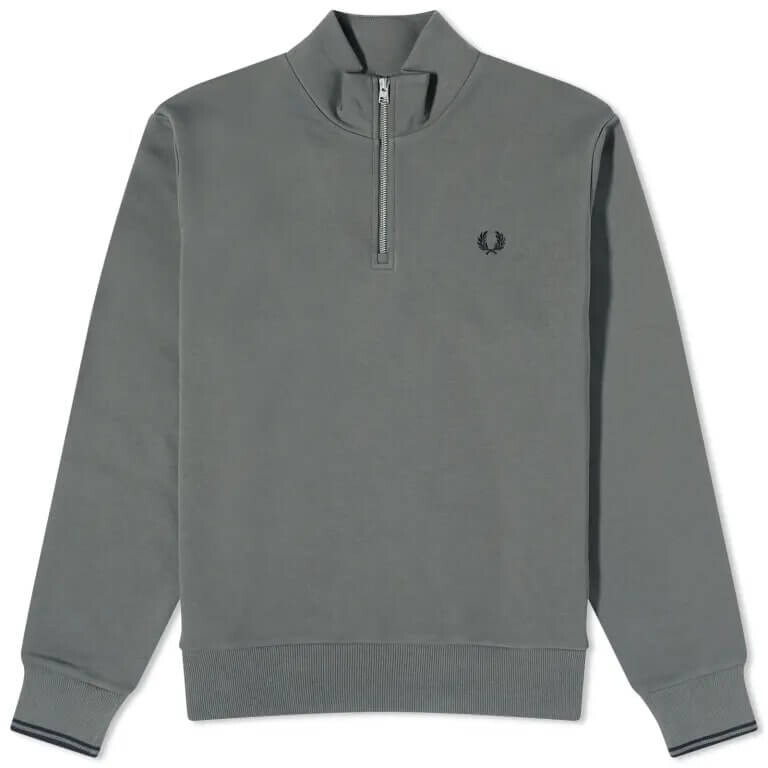 

Джемпер Fred Perry Half Zip, серый