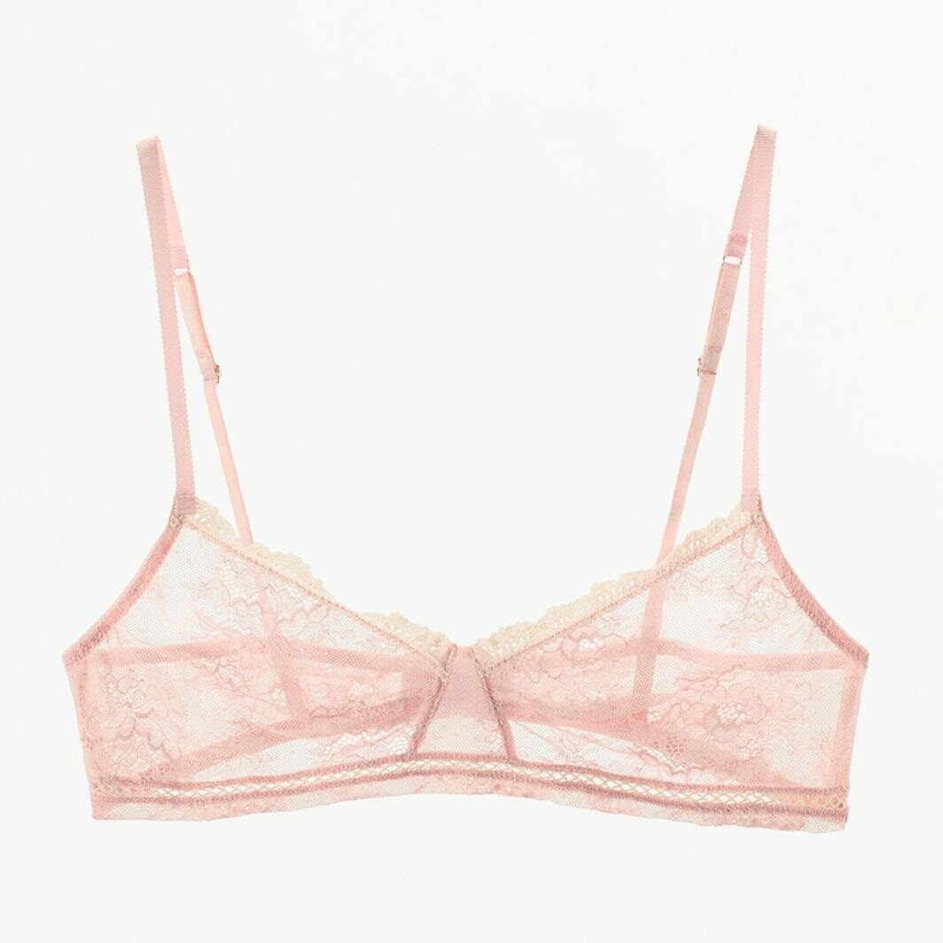 

Бюстгальтер Zara Lace Bandeau, светло-розовый