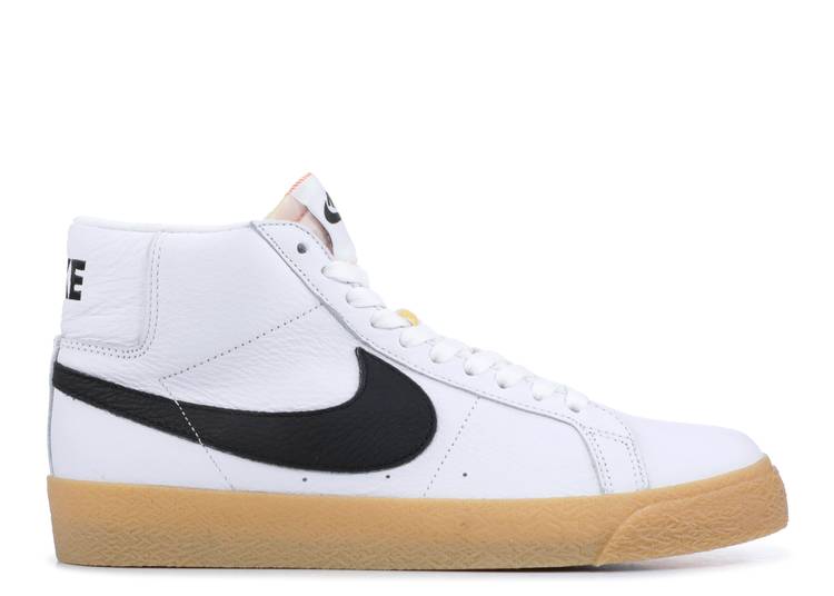 Кроссовки Nike BLAZER MID SB 'ORANGE LABEL', белый