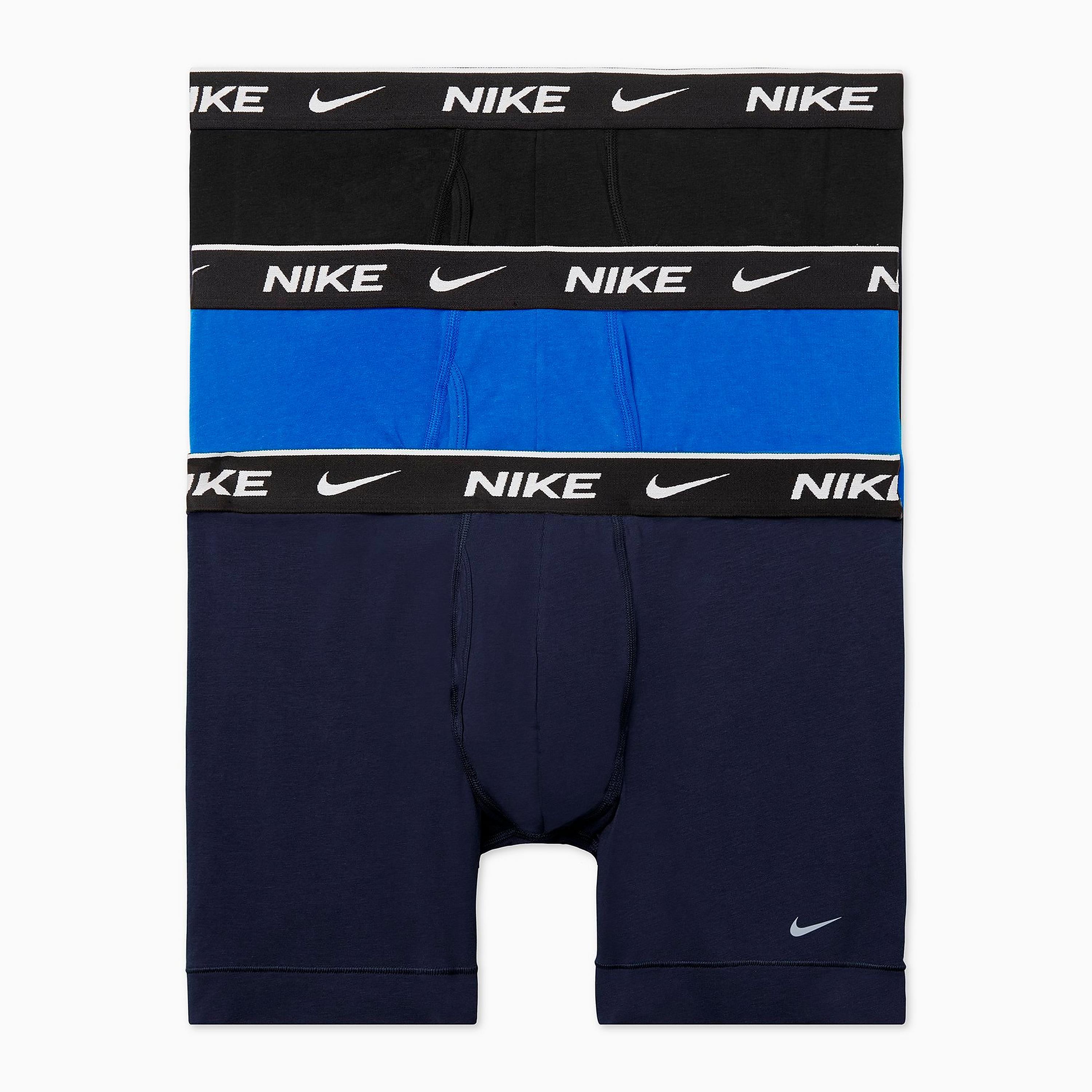 Мужские трусы-боксеры Nike Cotton 3 Pack, темно-синий – заказать по  доступной цене из-за рубежа в «CDEK.Shopping»