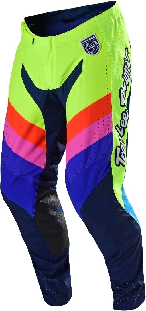 

Брюки Troy Lee Designs SE Pro Mirage Мотокросс, желто-синее