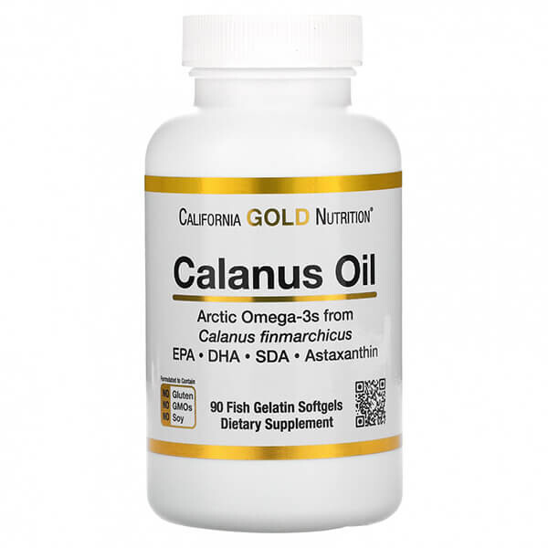 

Масло калануса California Gold Nutrition 500 мг, 90 капсул