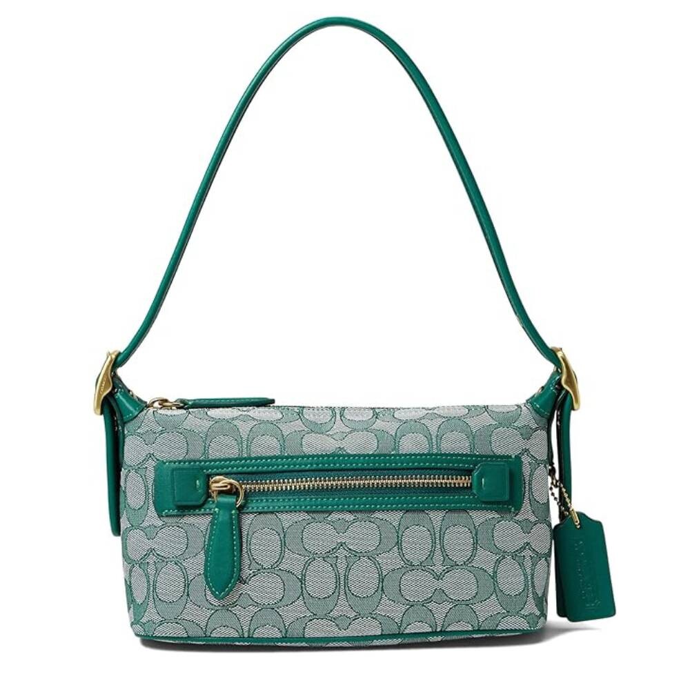 

Сумка жаккардовая Coach Signature, зеленый