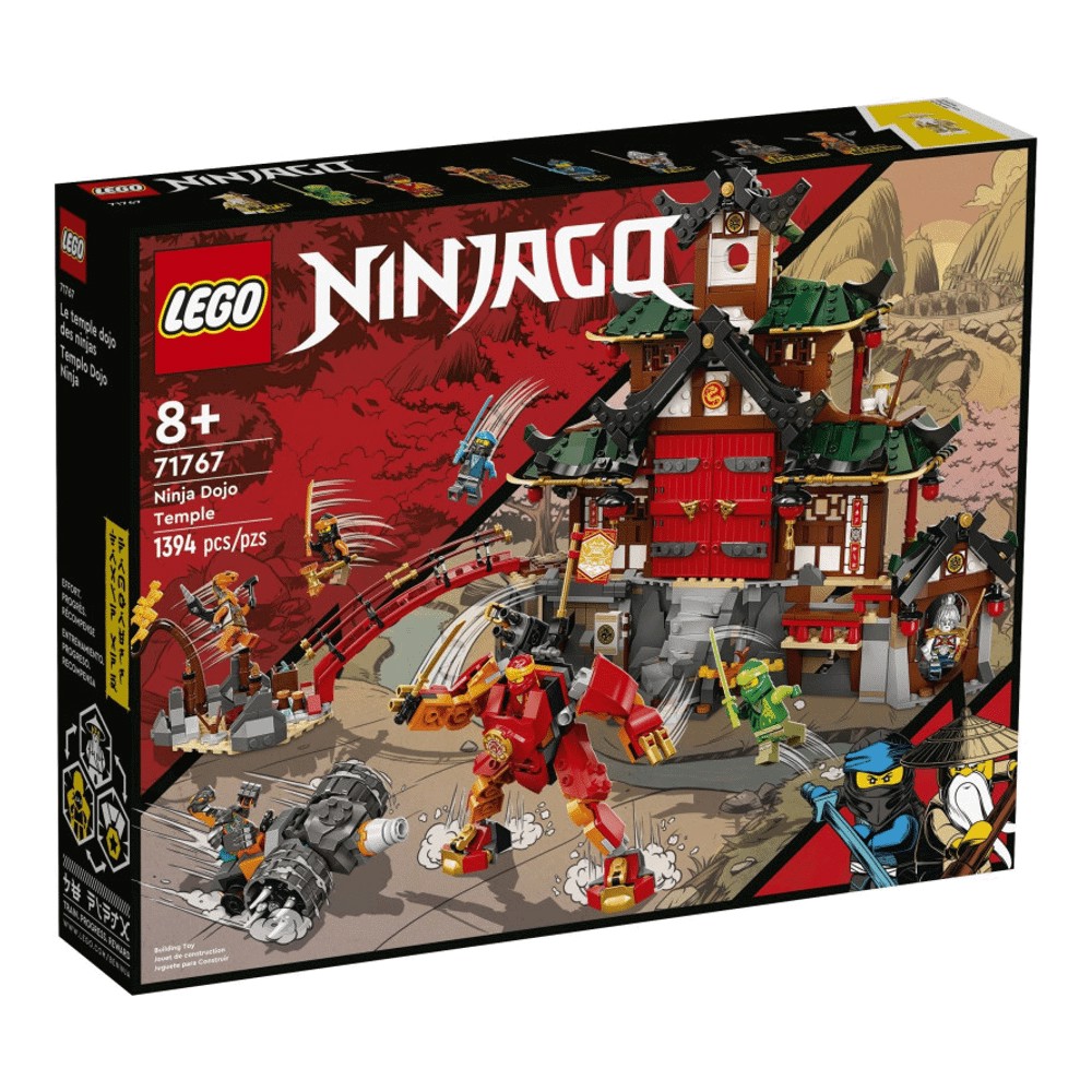 Конструктор LEGO Ninjago 71767 Храм Ниндзя Додзе – купить с доставкой из-за  рубежа через платформу «CDEK.Shopping»