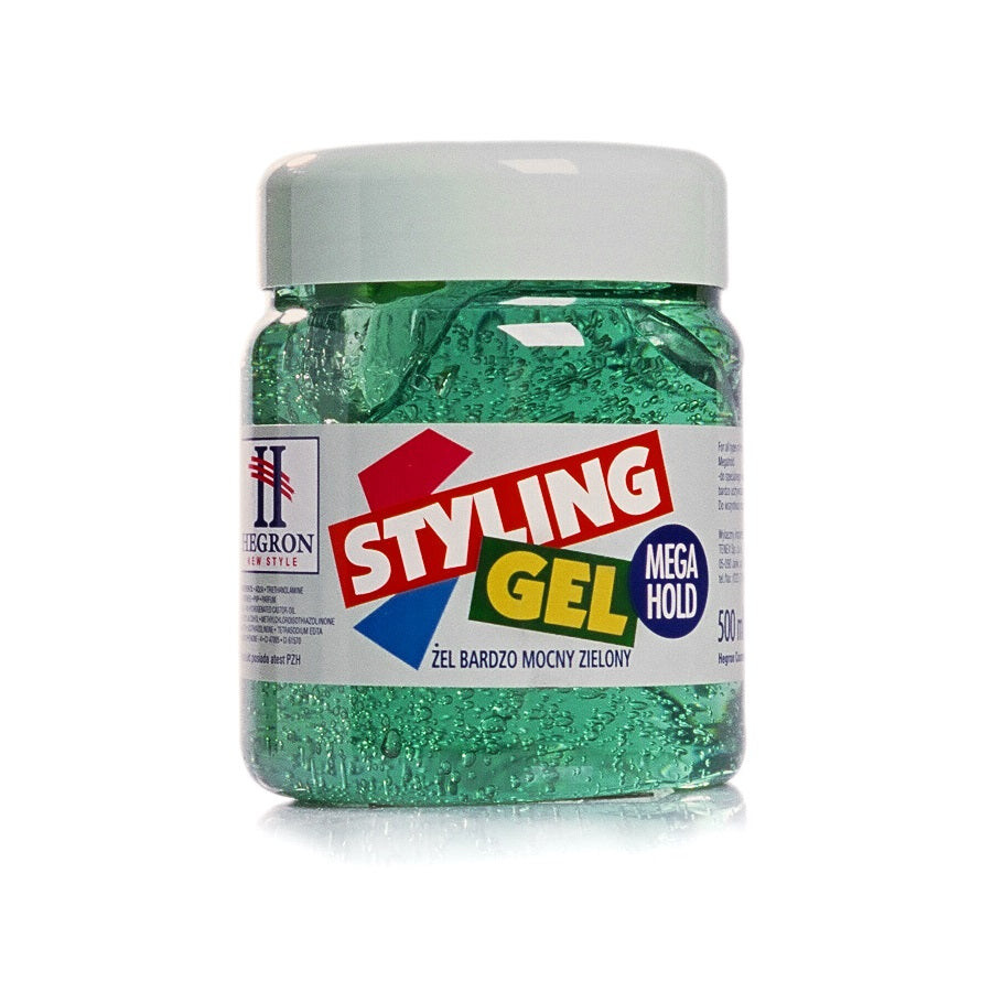 

Hegron Гель для укладки волос Styling Gel Mega Hold Зеленый 500мл