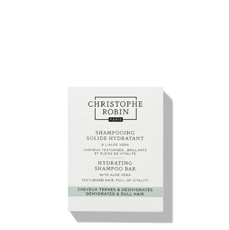 

Christophe Robin Hydrating Мягко очищающий шампунь-бар для волос и тела, 100 г