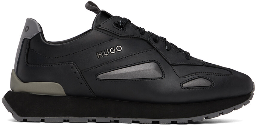 

Черные массивные кеды Hugo