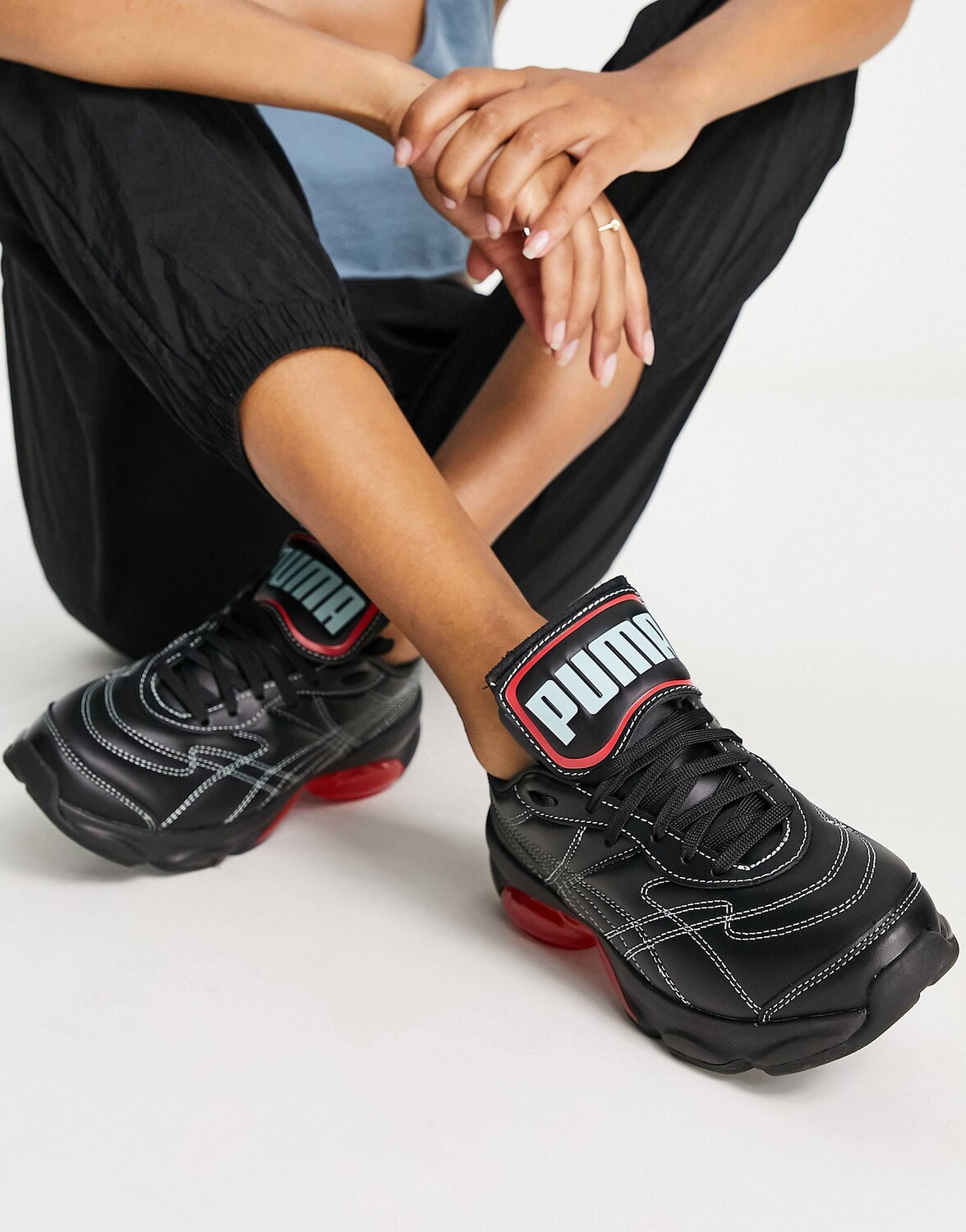 

Черные кроссовки Puma Cell Dome x Dua Lipa