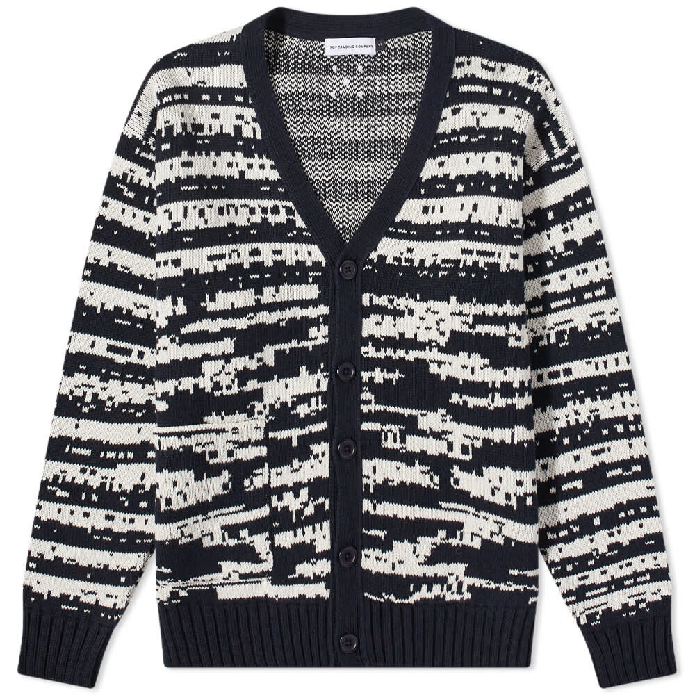 

Джемпер POP Trading Company Striped Knit Cardigan, Черный