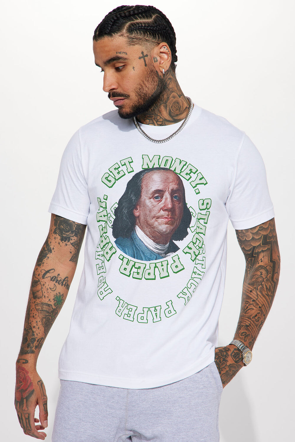 

Футболка Fashion Nova FNP1167GETMONEY., белый