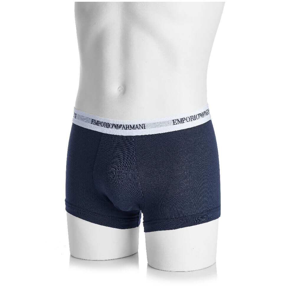 

Комплект трусов Emporio Armani Boxer, 2 предмета, белый/темно-синий